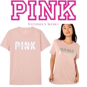Authentic VS Pink Logo T-Shirt